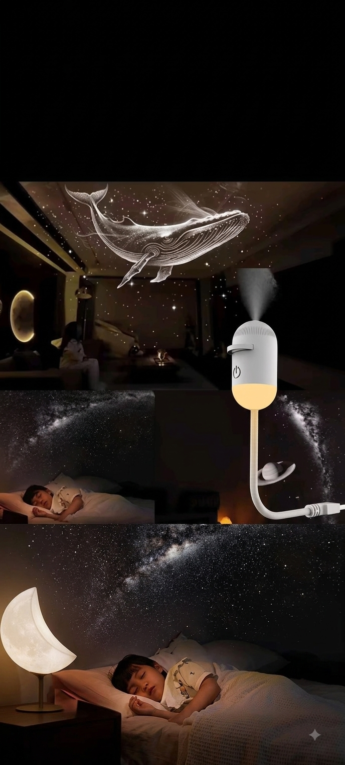 360° Galaxy Projector