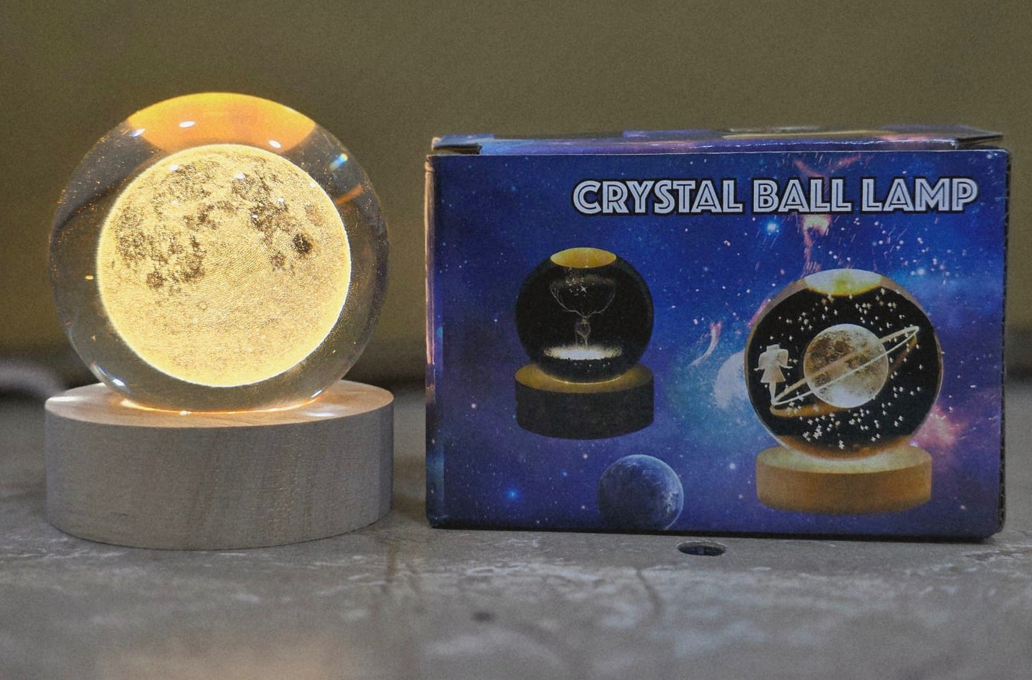 3D Planet Moon Night Light