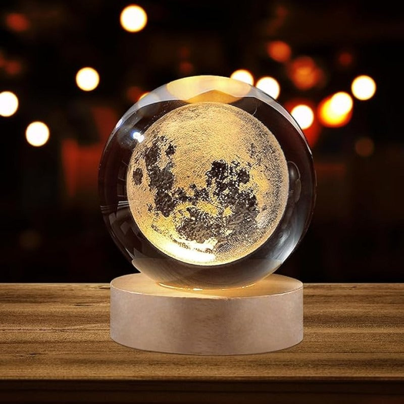 3D Planet Moon Night Light