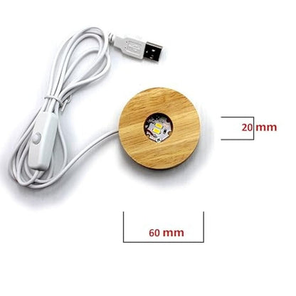 3D Planet Moon Night Light