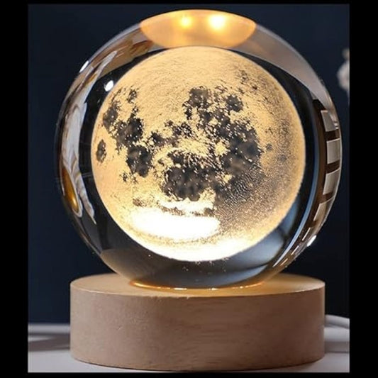 3D Planet Moon Night Light