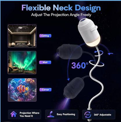 6-in-1 Galaxy Projector Night Light