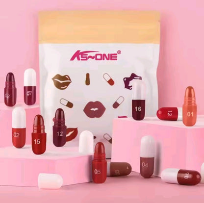 Pack Of 18 Colors Capsule Lipstick Set