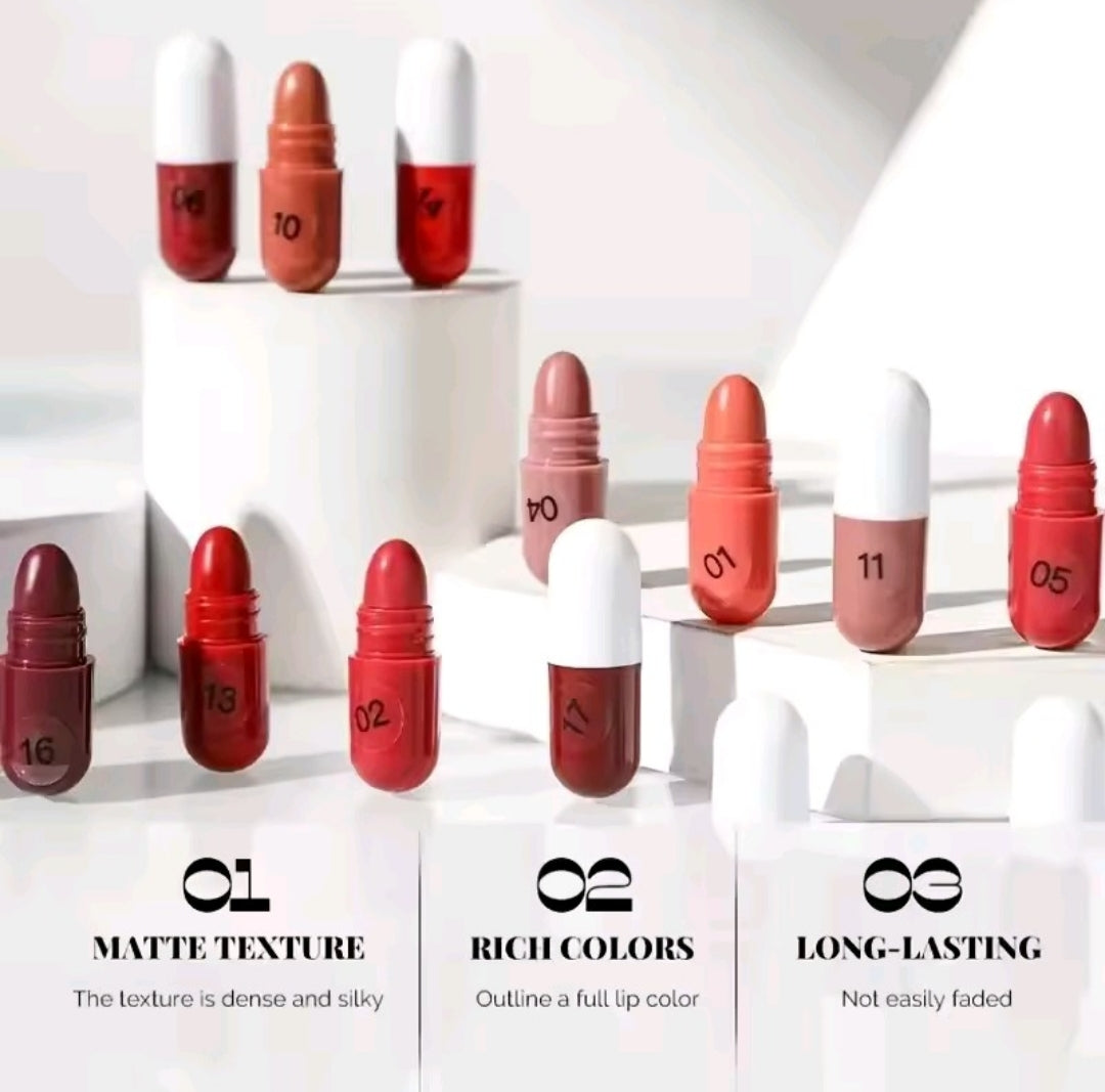Pack Of 18 Colors Capsule Lipstick Set