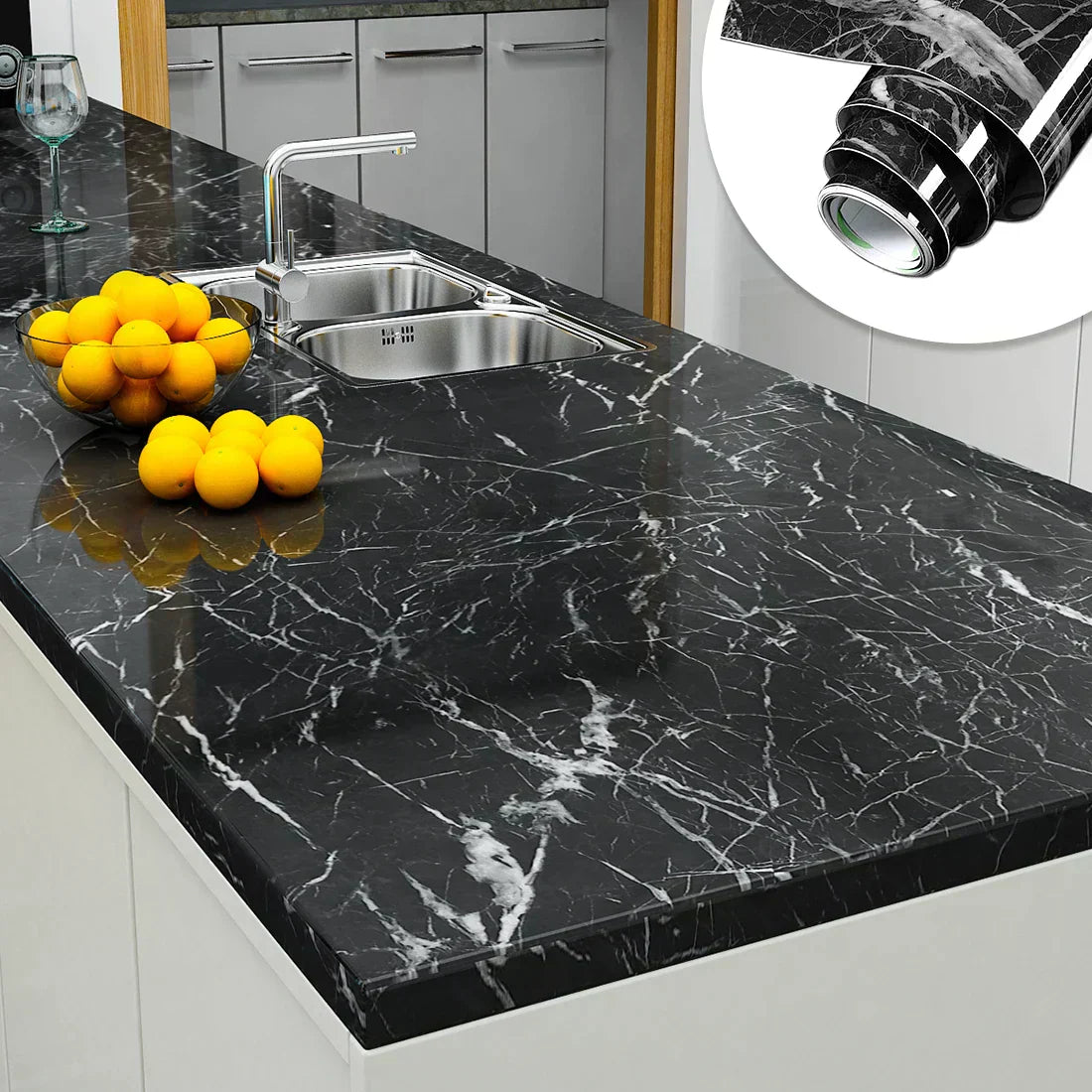 Set Of 3 Water Proof Kitchen Shelve | Table | Cabinet Protector Liners