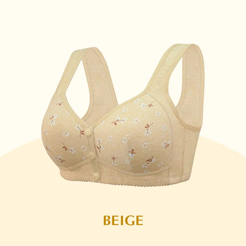 Anti Sagging Front Open Cooling Cotton Bra - Pack Of  3