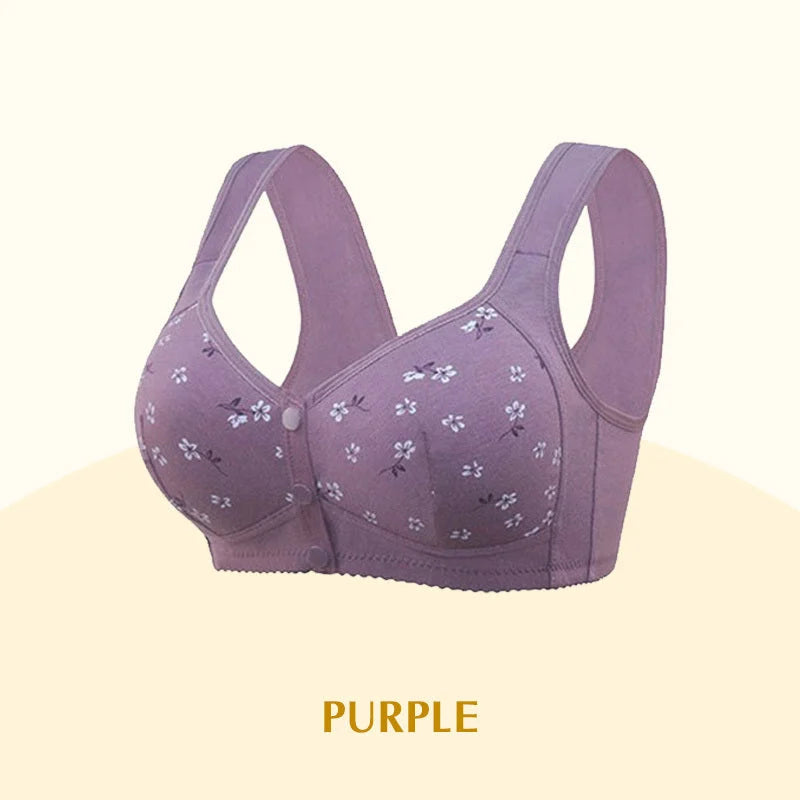 Anti Sagging Front Open Cooling Cotton Bra - Pack Of  3